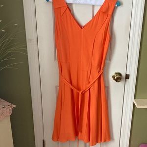 Ann Taylor Orange dress.